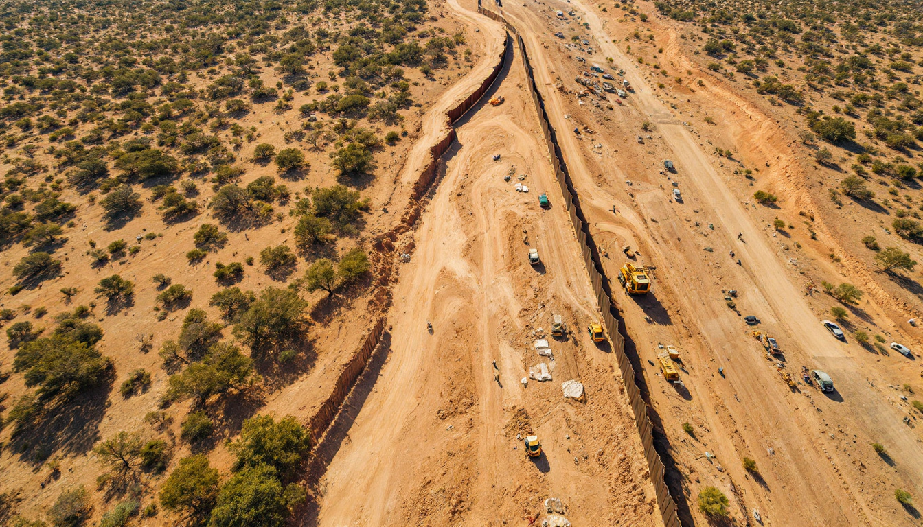 The Border Wall Is Going Up at 6 Miles a Week. This Is the Best They Could Do to Stop It.