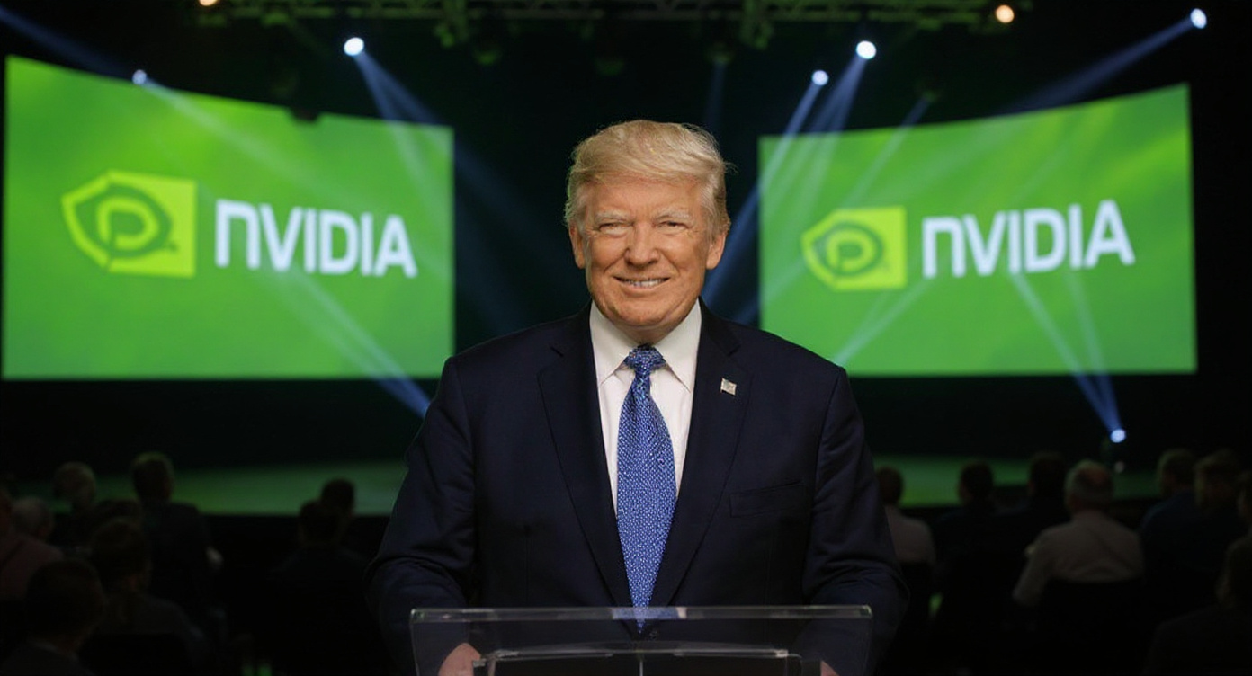 Trump Calls Nvidia's CEO Mid-Speech to Kill the AI Panic Industry in Real Time